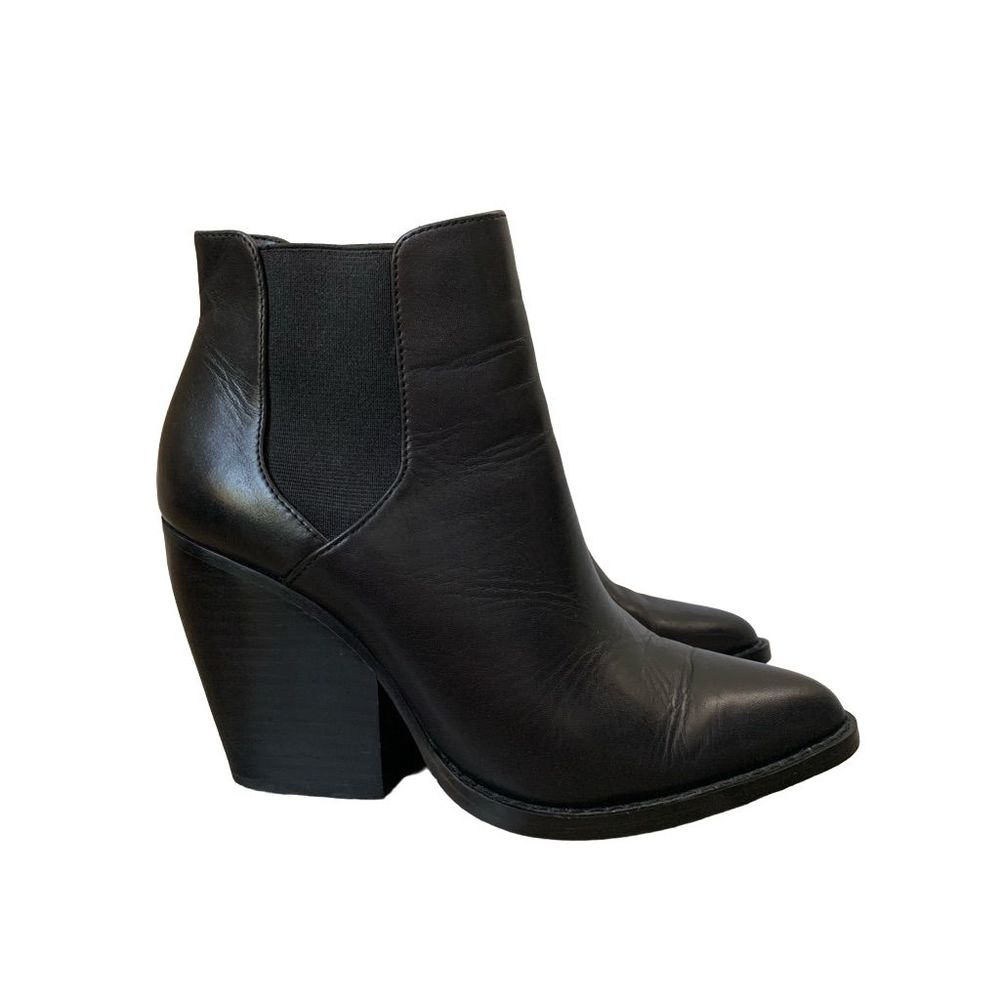 BP Nordstrom black Lex Leather Ankle Booties - Picture 6 of 11